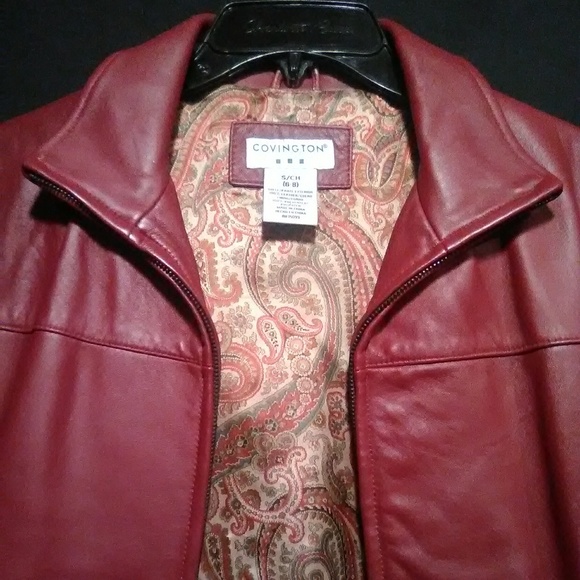 covington leather jacket